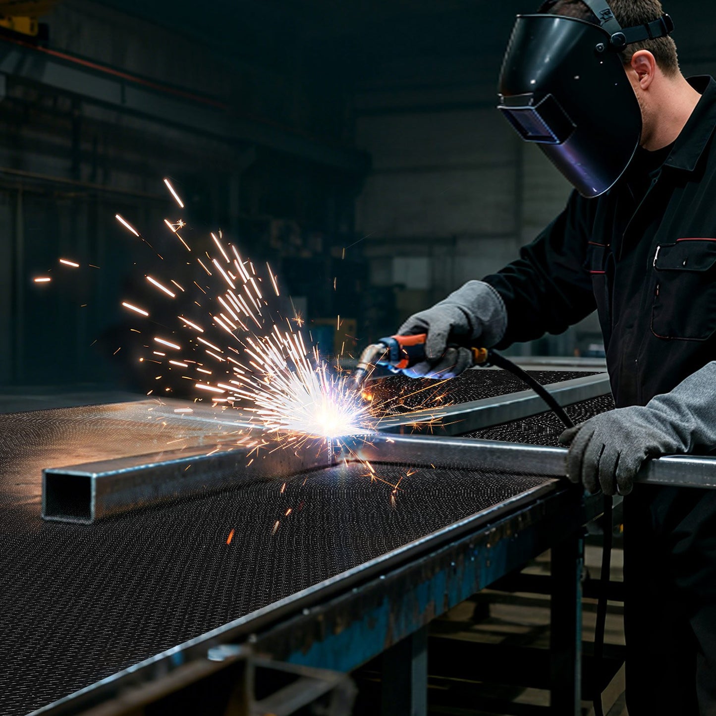 Welding Blanket Roll, 5 x 150 FT Silicone Coated Fiberglass Welding Blanket, Up to 1800°F Heat Resistant Safety Protection Blankets, Flame Retardant Fireproof Insulation Mat Roll