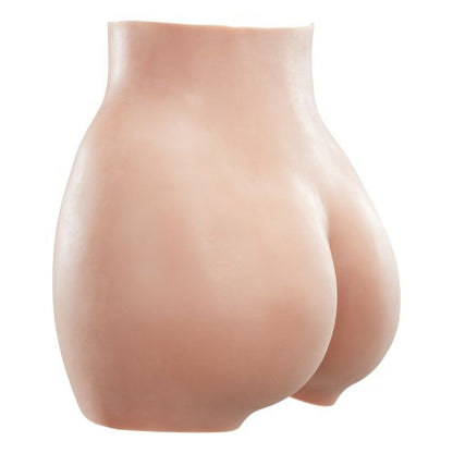 Silicone Butts, 100% Silicone Hip Enhancer Shapewear Panty, Fake Buttock Enhancers Pants for Crossdresser, Transgender, Cosplay, Drag Queen (Brown)