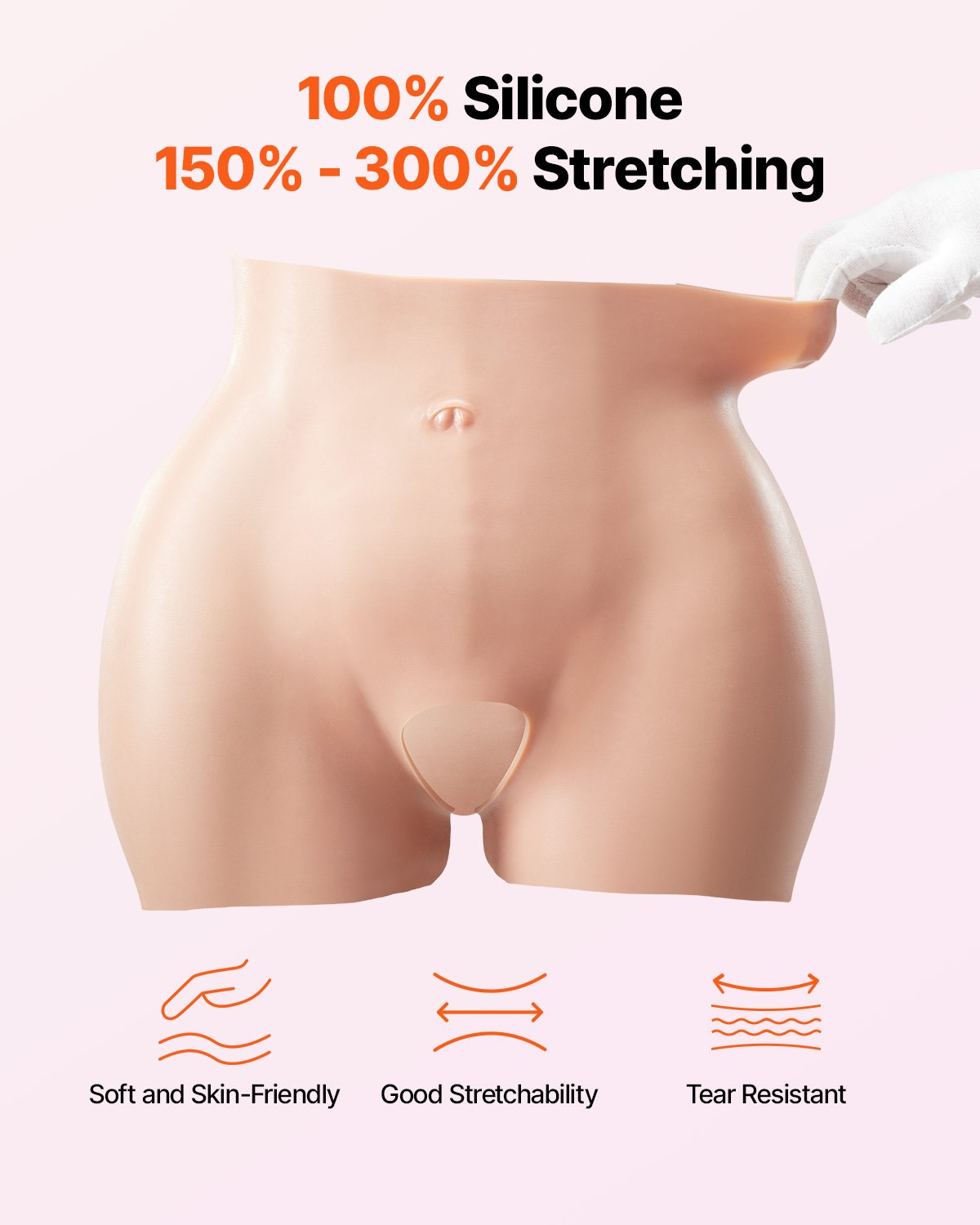 Silicone Butts Hip Enhancer Shapewear Trosa för Crossdresser Drag Queen