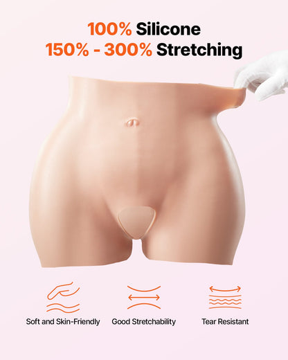 Silicone Butts Hip Enhancer Shapewear Trosa för Crossdresser Drag Queen