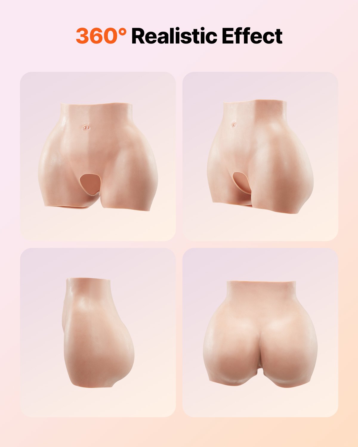 Silicone Butts Hip Enhancer Shapewear Trosa för Crossdresser Drag Queen