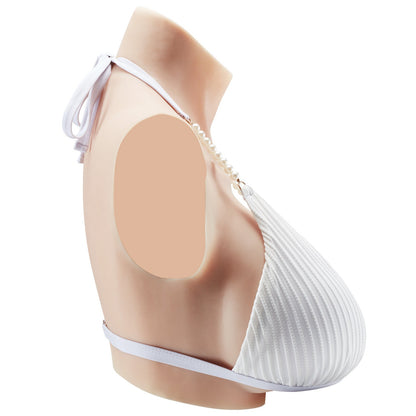 Silikonbrüste H-Cup Hochgeschlossene Gefälschte Brüste für Cosplay Drag Queen