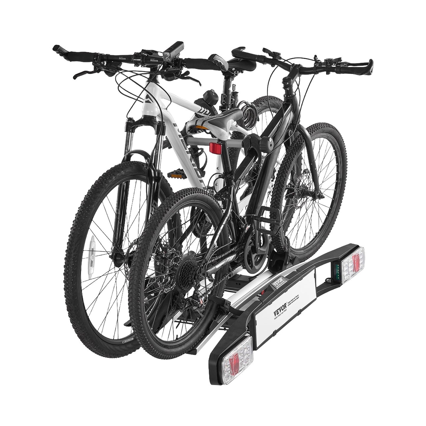 Bike holder for 2 bikes Lockable towbar Bike holder Fits 5 cm receiver