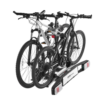 Bike holder for 2 bikes Lockable towbar Bike holder Fits 5 cm receiver