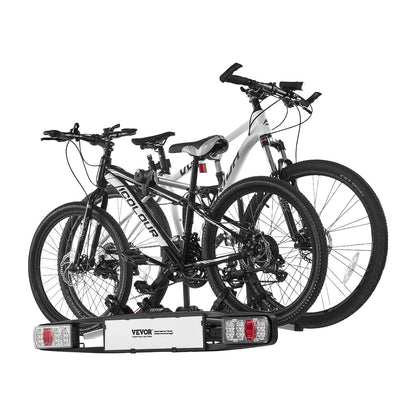 Bike holder for 2 bikes Lockable towbar Bike holder Fits 5 cm receiver