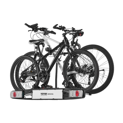 Bike holder for 2 bikes Lockable towbar Bike holder Fits 5 cm receiver