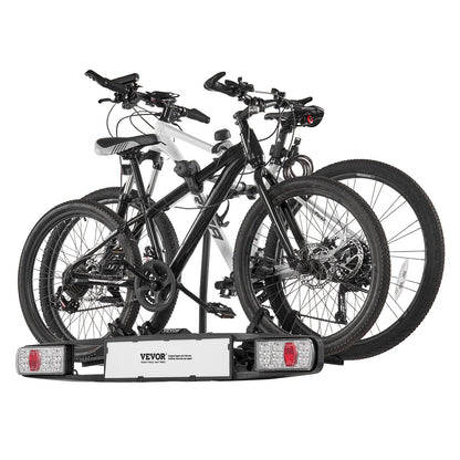 Bicycle carrier for 2 bicycles foldable bicycle carrier with towbar Fits 5 cm receiver