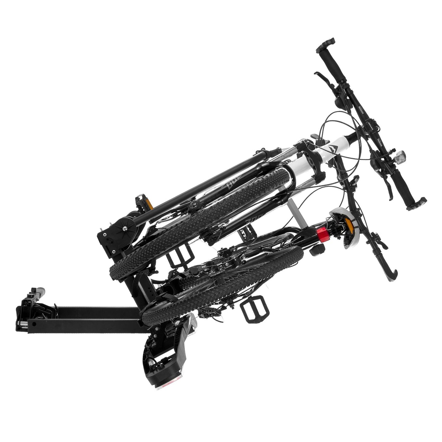 Bicycle carrier for 2 bicycles foldable bicycle carrier with towbar Fits 5 cm receiver