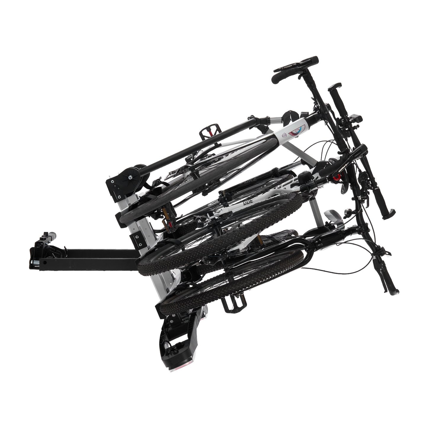 Bike holder for 3 bikes Lockable towbar Bike holder Fits 5 cm receiver