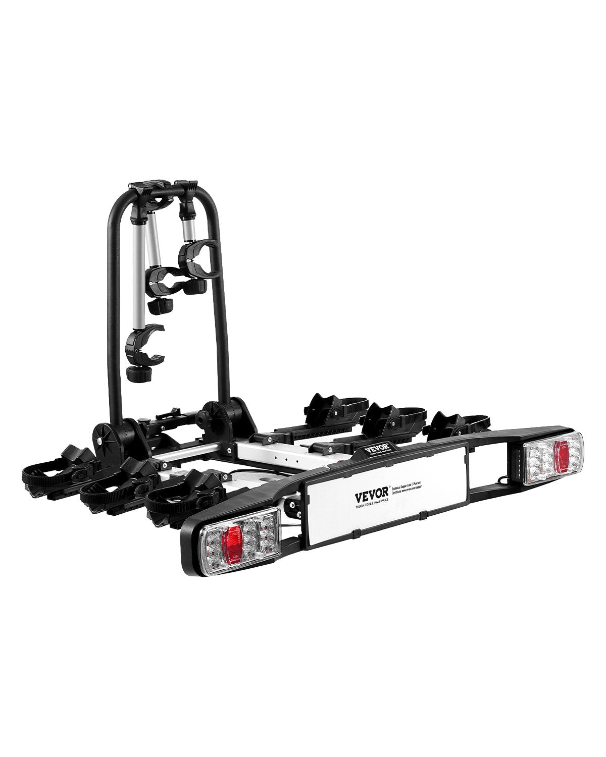 Fahrradträger für 3 Fahrräder Klappbarer Fahrradträger für Kupplungen Passend für 5 cm Aufnahmen