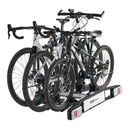 Fahrradträger für 3 Fahrräder Klappbarer Fahrradträger für Kupplungen Passend für 5 cm Aufnahmen