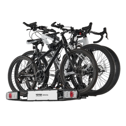 Fahrradträger für 3 Fahrräder Klappbarer Fahrradträger für Kupplungen Passend für 5 cm Aufnahmen