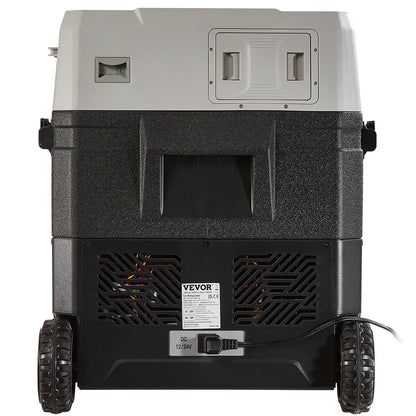 Tragbarer Auto-Kühlschrank mit Gefrierfach, Kompressor, 56 Qt, Dual Zone, für Wohnmobil