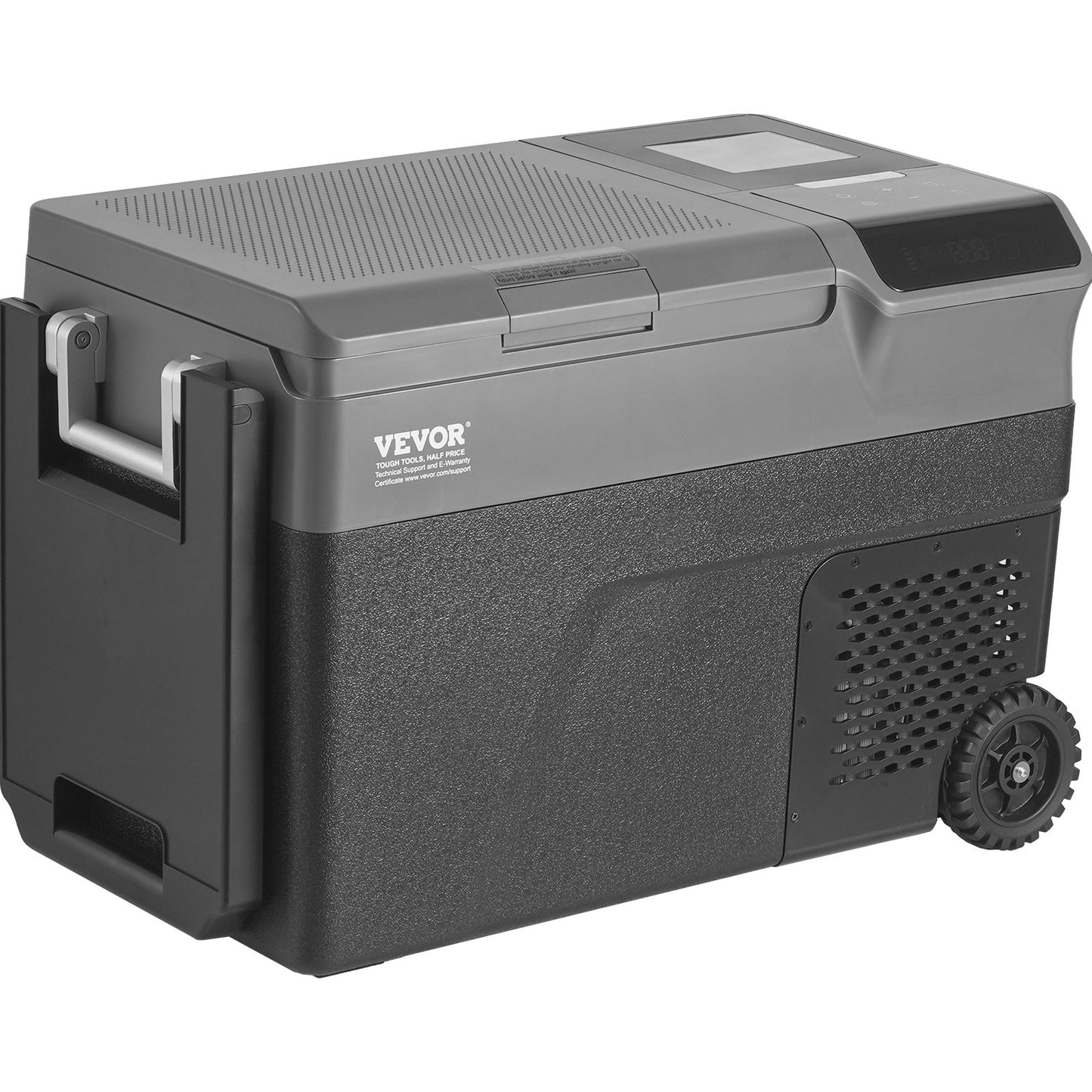 Tragbarer Auto-Kühlschrank mit Gefrierfach und Eisherstellungsfunktion, 35 l, Einzelzone