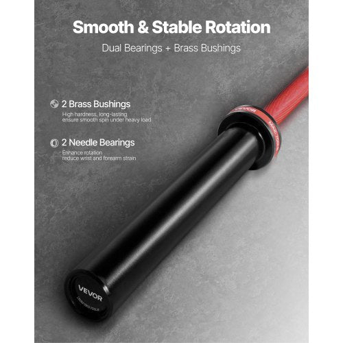 180 cm skivstång, passar 5 cm viktskivor, skivstång med räfflat grepp för styrketräning, tyngdlyftning, knäböj, marklyft, bänkpress, curl, overheadpress, 317 kg kapacitet |  EU