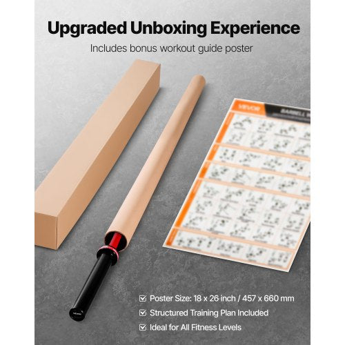 180 cm skivstång, passar 5 cm viktskivor, skivstång med räfflat grepp för styrketräning, tyngdlyftning, knäböj, marklyft, bänkpress, curl, overheadpress, 317 kg kapacitet |  EU