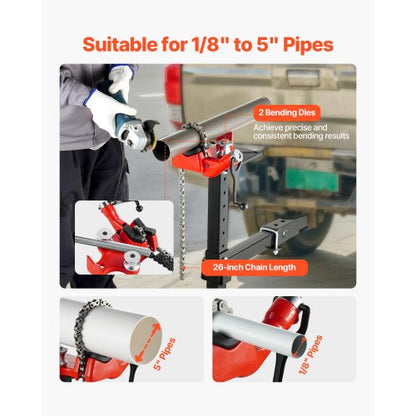 Schraubstock mit Kettenbefestigung und Hakenmontage, Schraubstockplattenhalter, 1/8-5 Zoll Kapazität | EU