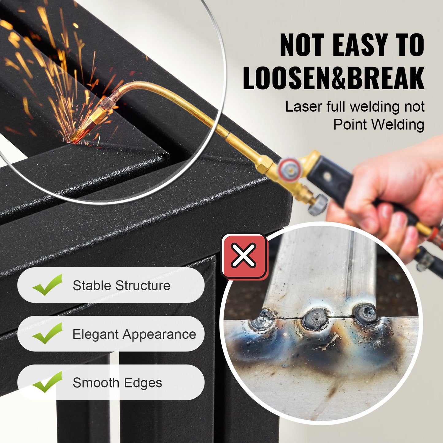 38 Inch Heavy Duty Dog Crate, Indestructible Dog Crate, 3-Door Heavy Duty Dog Crate for Medium to Large Dogs with Lockable Wheels and Removable Tray, High Anxiety Dog Crate for Indoor and Outdoor