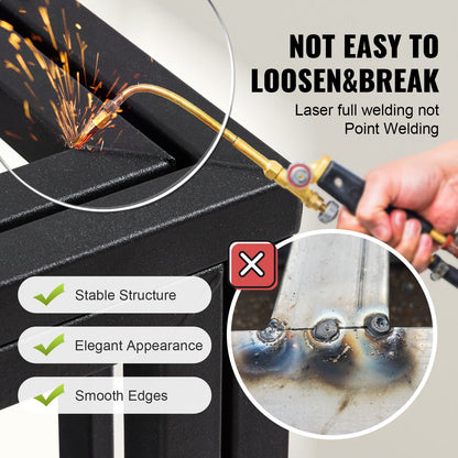 47 Inch Heavy Duty Dog Crate, Indestructible Dog Crate, 3-Door Heavy Duty Dog Crate for Medium to Large Dogs with Lockable Wheels and Removable Tray, High Anxiety Dog Crate for Indoors and Outdoors