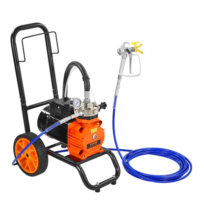 Cart Airless Paint Sprayer Membrane Paint Airless Sprayer 1100W Electric