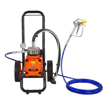 Cart Airless Paint Sprayer Membrane Paint Airless Sprayer 1100W Electric