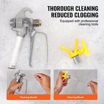 Cart Airless Paint Sprayer Membrane Paint Airless Sprayer 1700W Electric