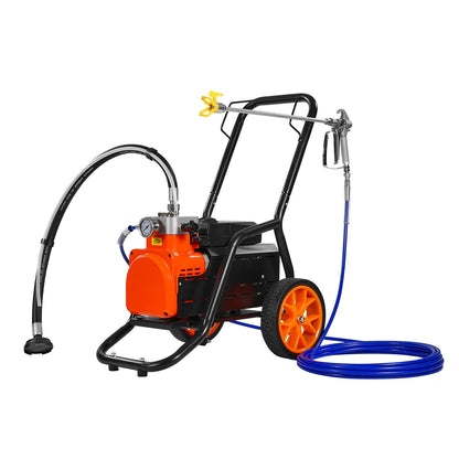 Cart Airless Paint Sprayer Membrane Paint Airless Sprayer 1700W Electric
