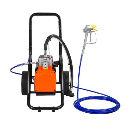 Cart Airless Paint Sprayer Membrane Paint Airless Sprayer 1700W Electric
