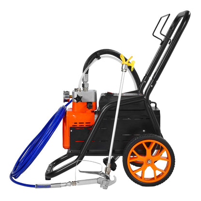 Cart Airless Paint Sprayer Membrane Paint Airless Sprayer 1700W Electric