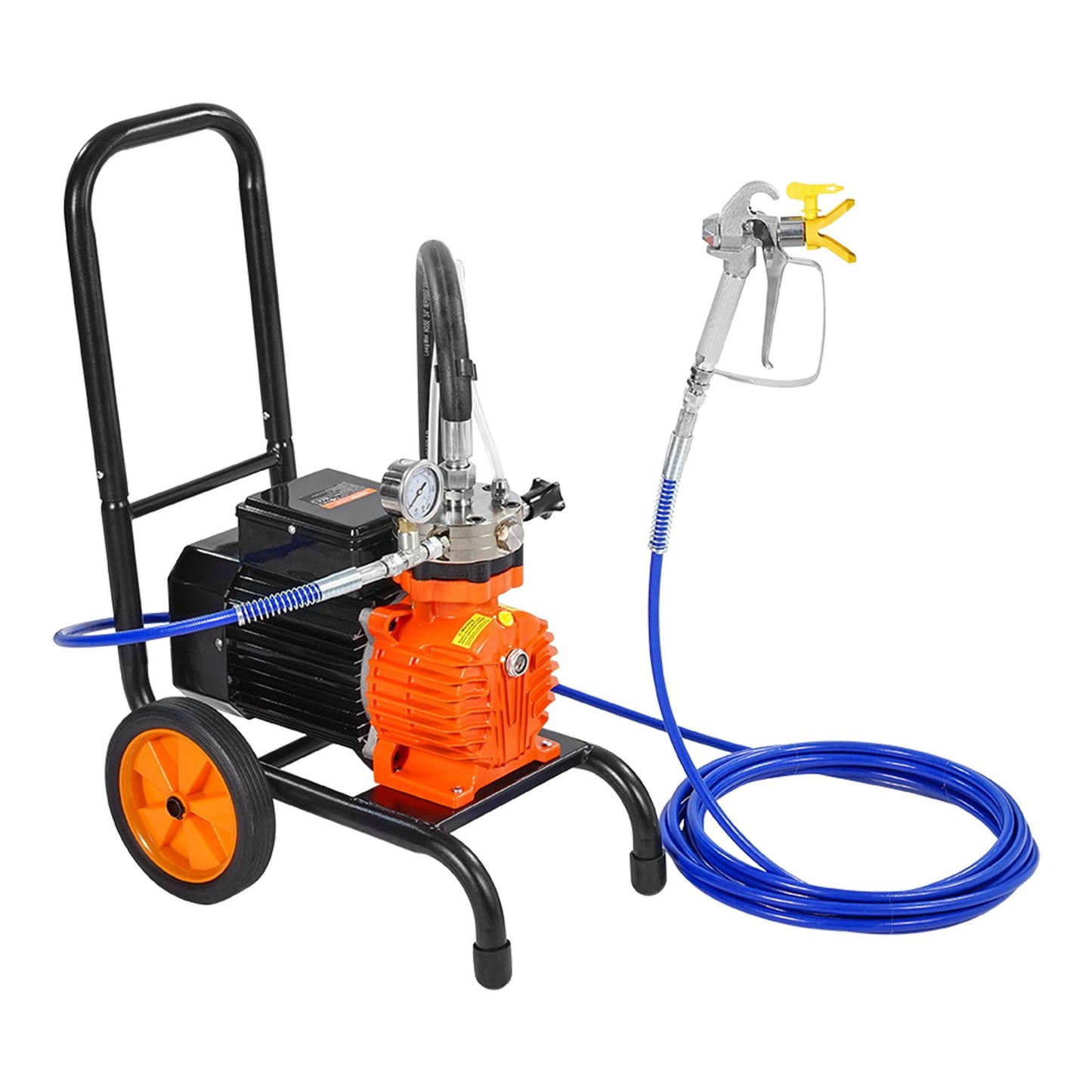 Cart Airless Paint Sprayer Membrane Paint Airless Sprayer 900W Electric