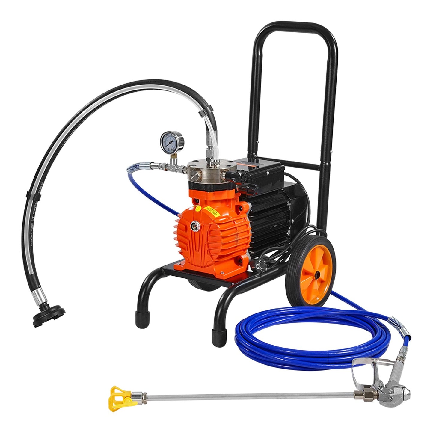 Cart Airless Paint Sprayer Membrane Paint Airless Sprayer 900W Electric