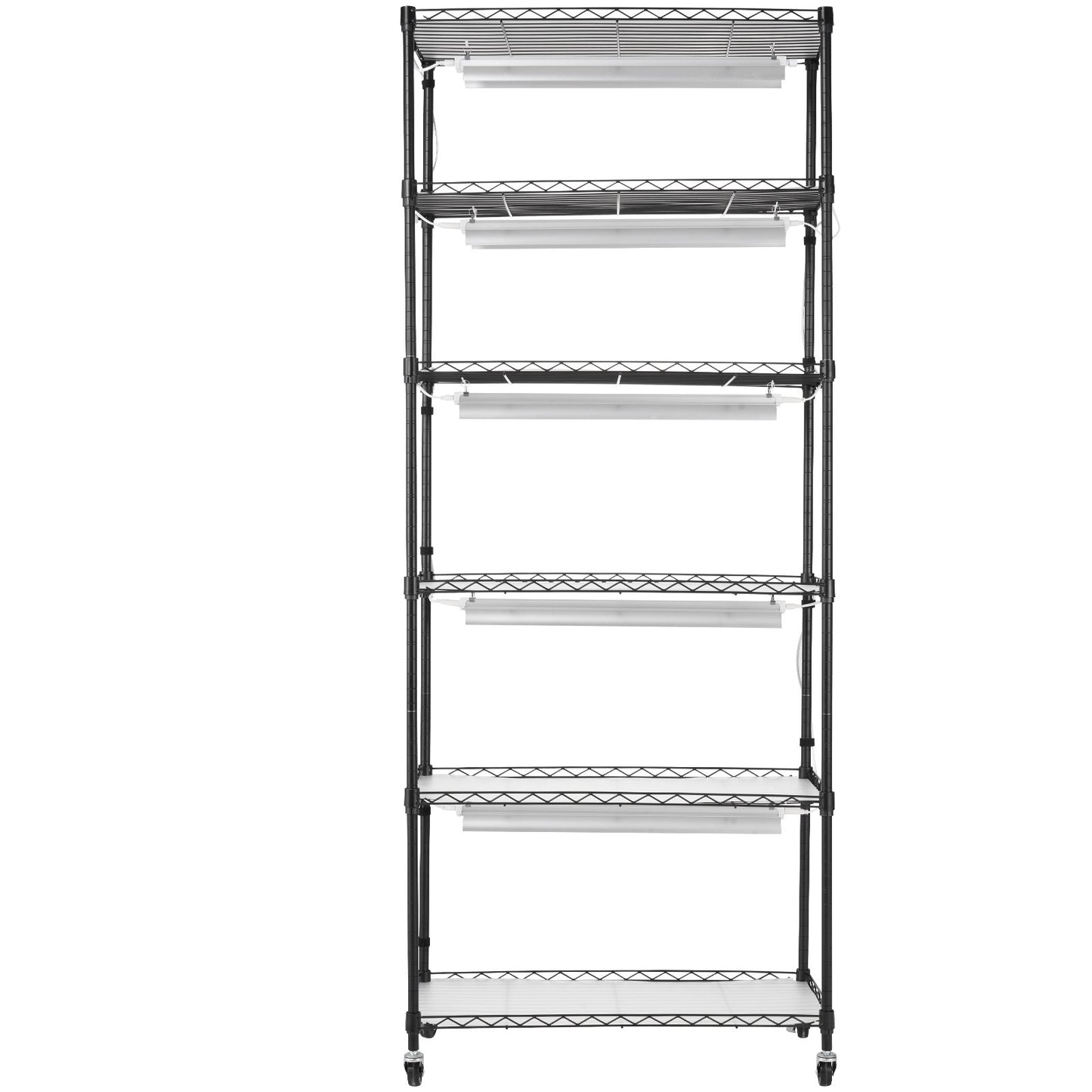 Pflanzenständer mit Wachstumslichtern, 6 Meter, 150 W, 180 cm hoch, Pflanzenwachstumsregal