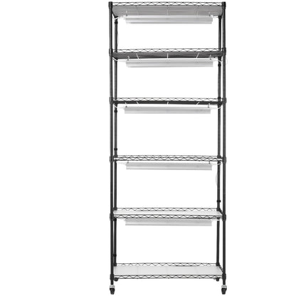 Pflanzenständer mit Wachstumslichtern, 6 Meter, 150 W, 180 cm hoch, Pflanzenwachstumsregal