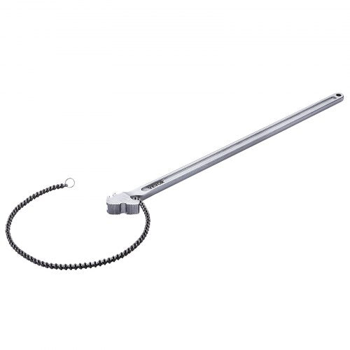 Chain Wrench, 48 inch Chain Pipe Wrench, 13.4 inch Diameter Capacity, CRV Reversible Pipe Fitting Tool Wrench with High Strength Jaw and Ergonomic Handle, for Pipe Installation and Car Repair