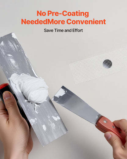 Drywall Mesh Tape, 1.97 inch W x 147.64 ft L Self-Adhesive Fiberglass Drywall Joint Tape, 36 Rolls Dry Wall Patch for Easy Sheetrock Ceiling Crack Repair, to Achieve Smooth Even Wall Surface