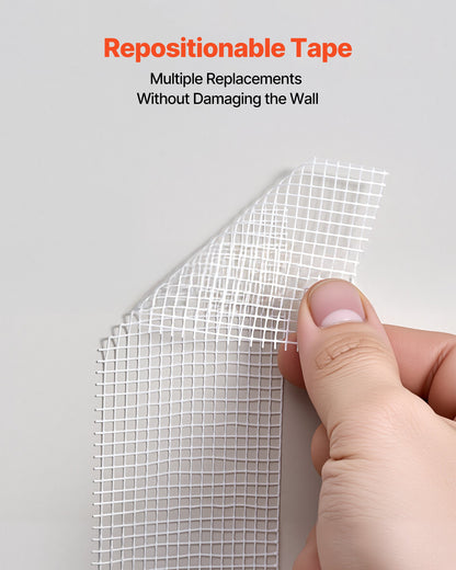 Drywall Mesh Tape, 1.97 inch W x 147.64 ft L Self-Adhesive Fiberglass Drywall Joint Tape, 36 Rolls Dry Wall Patch for Easy Sheetrock Ceiling Crack Repair, to Achieve Smooth Even Wall Surface