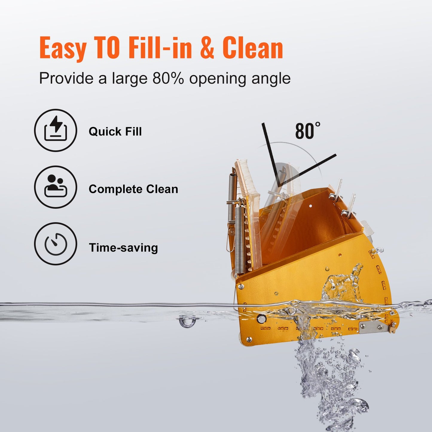 Drywall Flat Box, 10-tums bred snabbrengöring, aluminiumfinishing Mud Box för gipsskivor, Wallboard, Sheetrock, Bonus Mudguard, Extra 2 rostfria blad (10/12-tum)