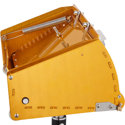 Drywall Flat Box, 10-tums bred snabbrengöring, aluminiumfinishing Mud Box för gipsskivor, Wallboard, Sheetrock, Bonus Mudguard, Extra 2 rostfria blad (10/12-tum)