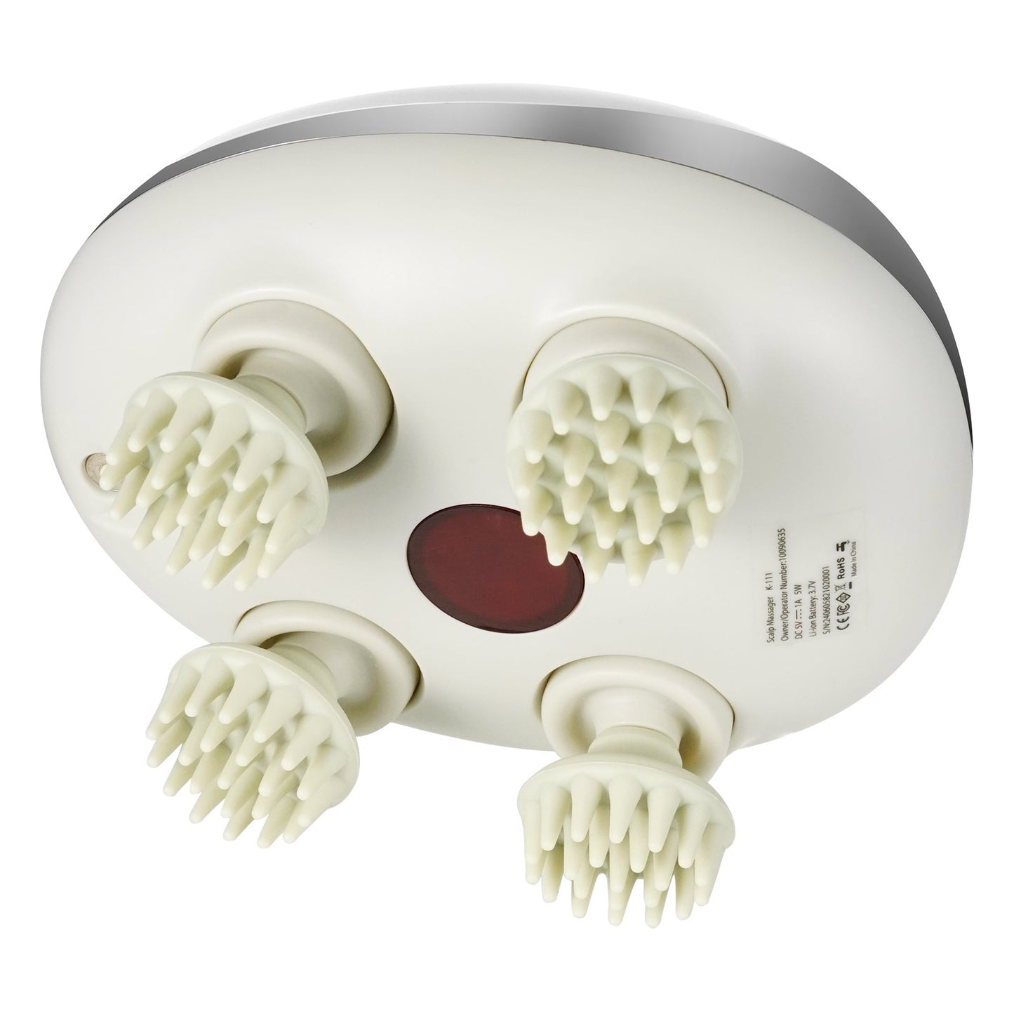 Elektrisches Kopfhautmassagegerät mit Wärme, wiederaufladbares Kopfmassagegerät, wasserdicht