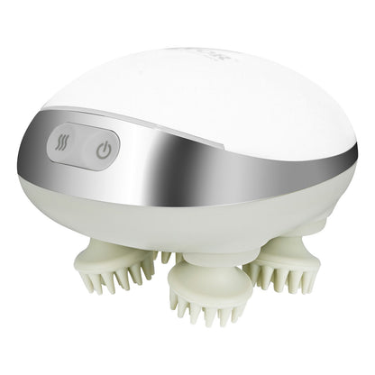 Elektrisches Kopfhautmassagegerät mit Wärme, wiederaufladbares Kopfmassagegerät, wasserdicht