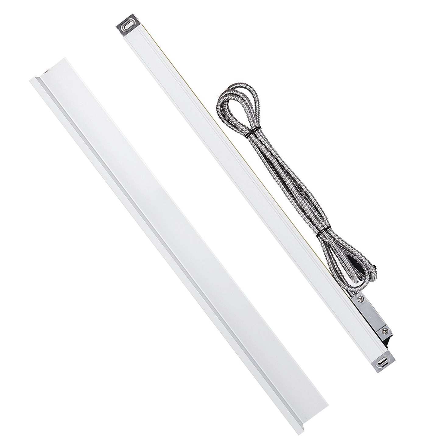 2 precisionslinjära skalor med längder på 250 mm och 1000 mm (10 tum och 40 tum)