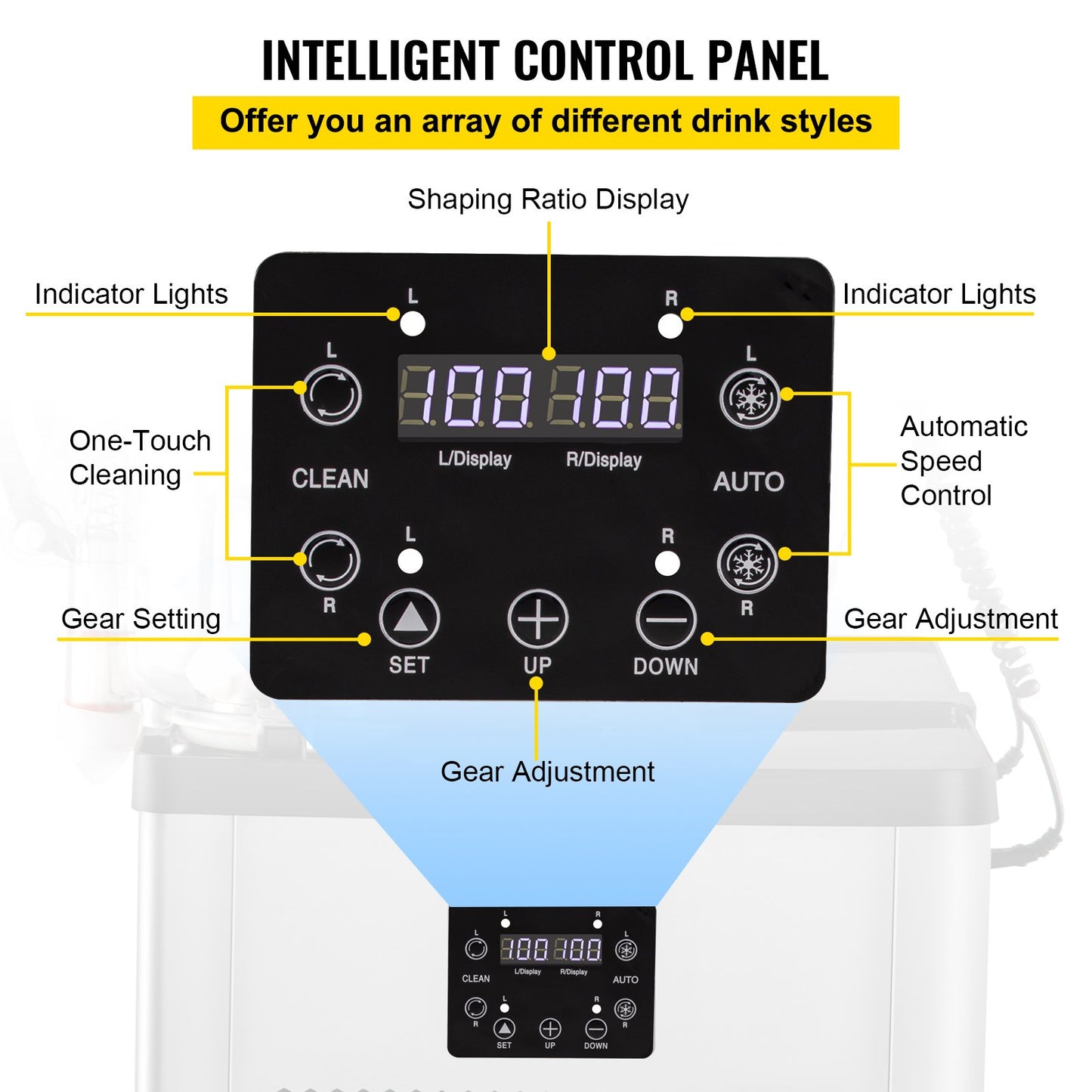 Commercial Slushy Machine, 6 L x 2 Tanks 50 Cups Margarita Machine, 700W 110V Stainless Steel Smoothie Frozen Drink Maker, Perfect for Supermarkets Cafes Restaurants Bars and Home Use, Silver