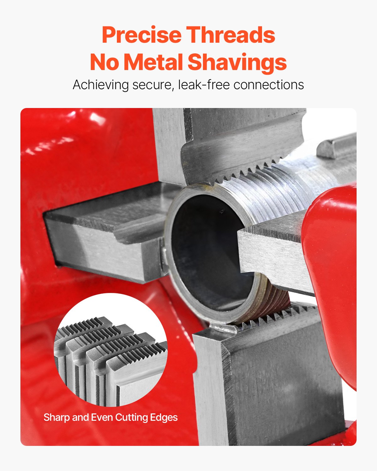 Threading Machine Dies, 1/2"-3/4" NPT Pipe Dies(4 Packs), Right-Handed HSS Pipe Threading Dies, Fit Split-Type Machines, RIDGID Universal Die Heads 504A, 711, 713, 811A, 815A, 816, 817, 842