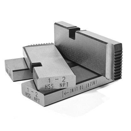 Threading Machine Dies, 1"-2" NPT Pipe Dies(4 Packs), Right-Handed HSS Pipe Threading Dies, Fit Split-Type Machines, RIDGID Universal Die Heads 504A, 711, 713, 811A, 815A, 816, 817, 842