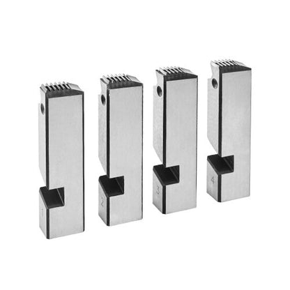Threading Machine Dies, 1"-2" NPT Pipe Dies(4 Packs), Right-Handed HSS Pipe Threading Dies, Fit Integrated Pipe Threading Machines