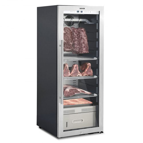 232 LBS Dry Aging Fridge for Steaks, Dry Ager Refrigerator for Meat with Precise Temperature & Humidity Control, Freestanding Beef Aging Machine Refrigerator for Home Kitchen Restaurant Hotel