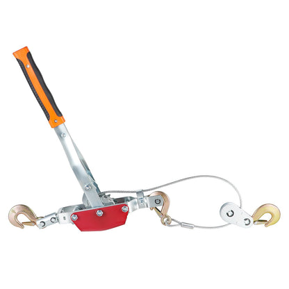 Power Puller Come Along Winde, 4 Tonnen, 8818 lbs, Hochleistungs-Zughebezeug, 3 Haken