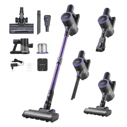 Cordless Vacuum Cleaner, 25KPA Max Powerful Suction, Rechargeable Anti-Tangle Stick Vacuum with Dust Cup, Lightweight Handheld Vac with 35mins Runtime for Home, Carpet, Pet Hair, Hard Floor