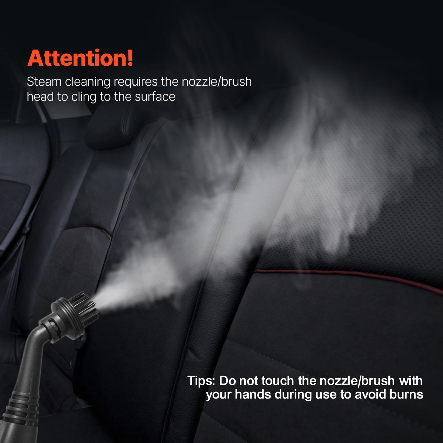 Steam Cleaner Multipurpose Steamer med 27 tillbehör för hemstädning