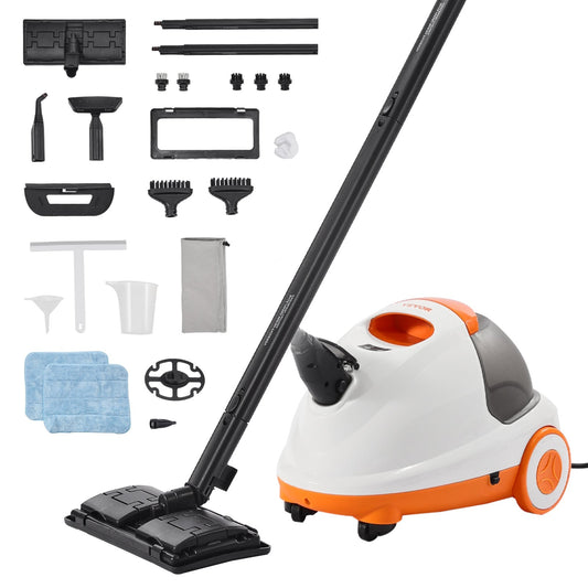 Steam Cleaner Multipurpose Steamer med 23 tillbehör för hemstädning